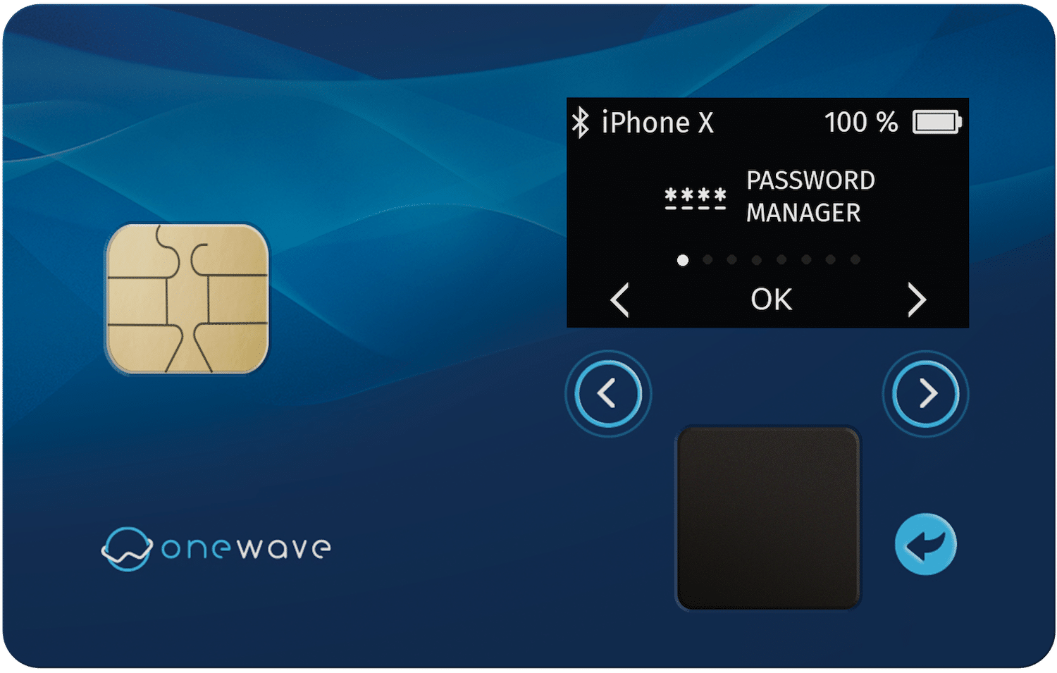 Gestion des mots de passe - carte biométrique onewave